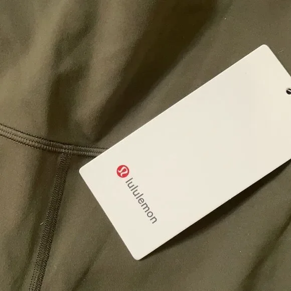 NWT LULULEMON Groove Pant Flare High Waist army Green olive NULU size 4 perfect - Picture 8 of 11